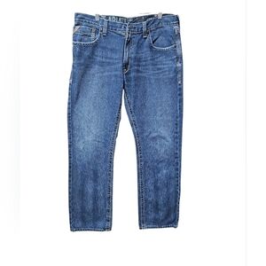 Ariat Low Rise Boot Cut Jeans Mens 36x34  Western Denim Missing Button